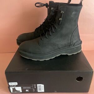 SOREL Women’s Black Hi-Line Lace Boots